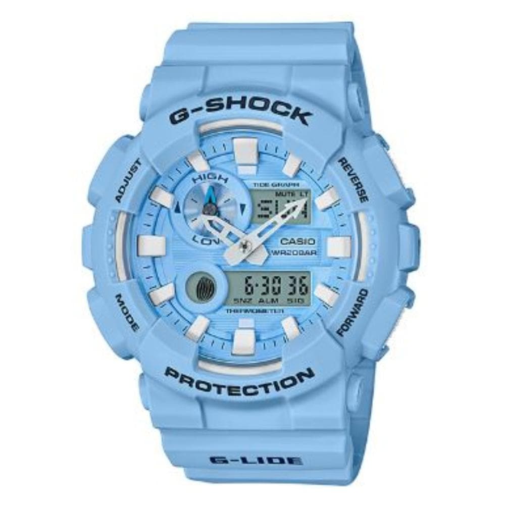 CASIO G-SHOCK GAX-100CSA-2ADR G-LID DIGITAL QUARTZ BLUE RESIN UNISEX WATCH - H2 Hub Watches