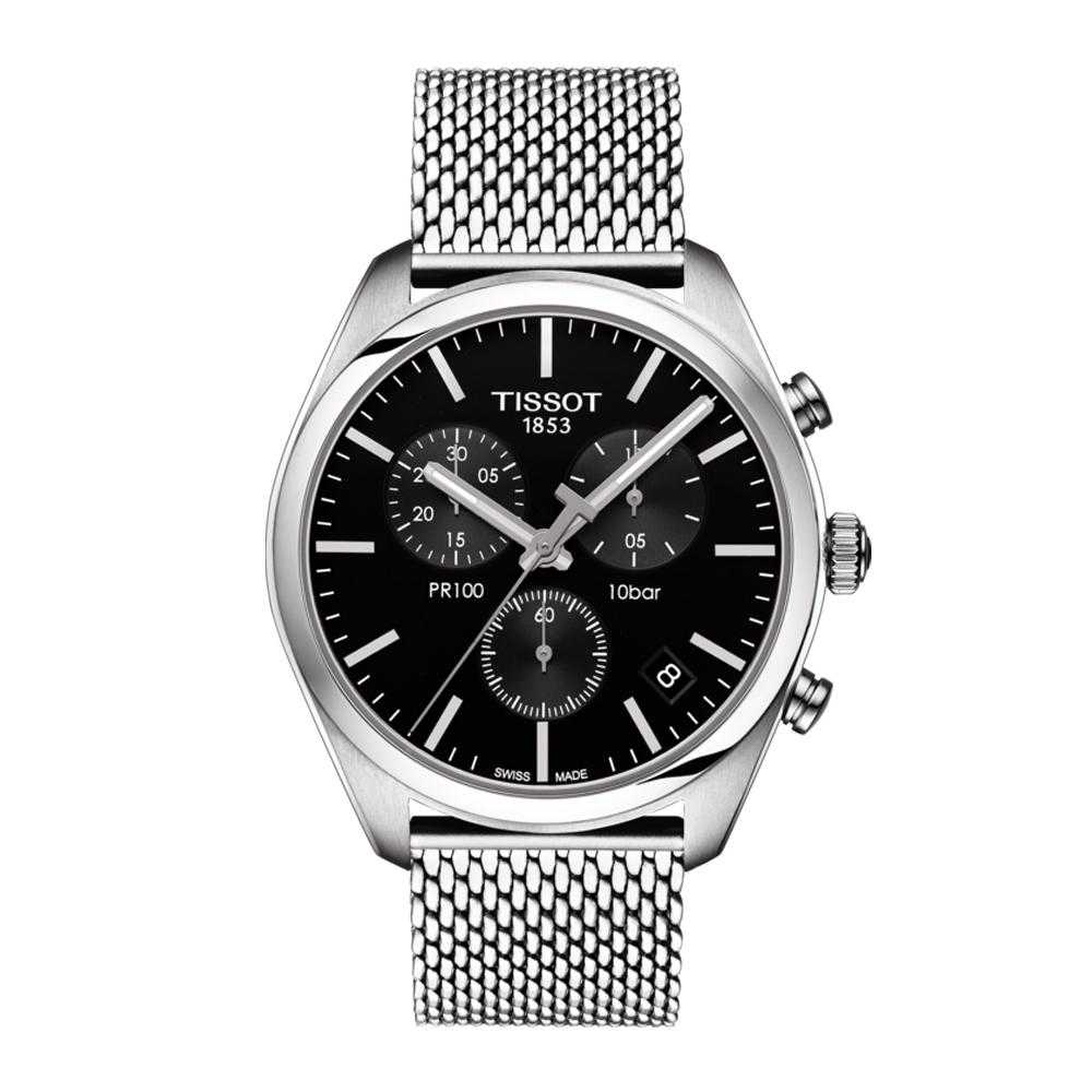 TISSOT T1014171105101 PR 100 CHRONOGRAPH MEN'S WATCH - H2 Hub Watches