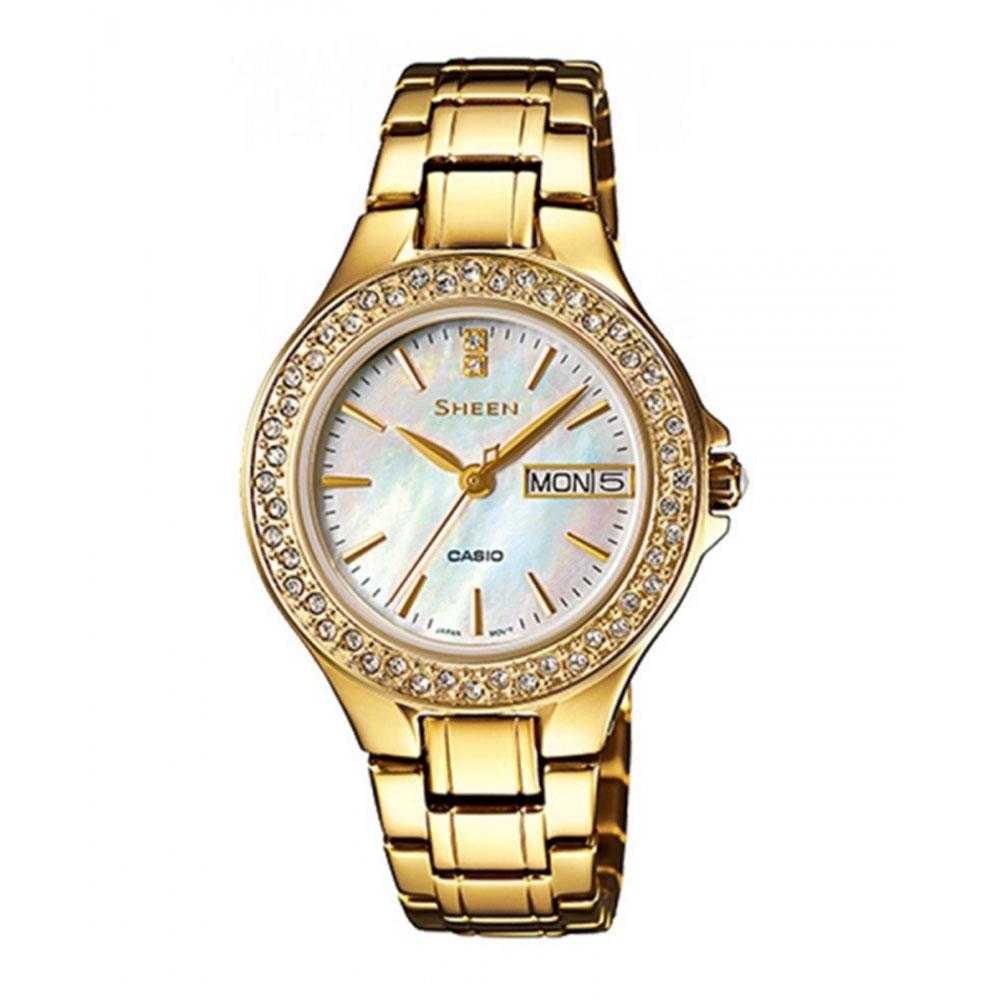 CASIO SHEEN SHE-4800G-7AUDR MULTI HAND WOMEN'S WATCH - H2 Hub Watches