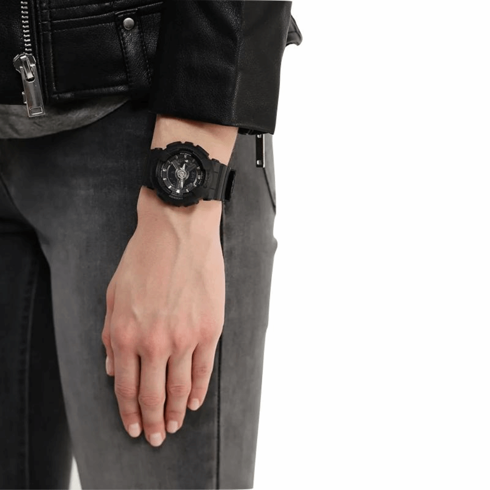 CASIO BABY-G BA-110GA-1ADR DIGITAL QUARTZ BLACK RESIN WOMEN'S WATCH - H2 Hub Watches