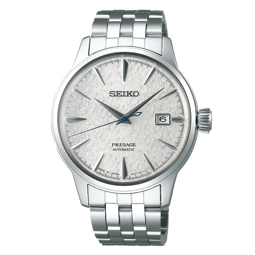 SEIKO PRESAGE SRPC97J1 AUTOMATIC STAINLESS STEEL MEN'S SILVER WATCH - H2 Hub Watches