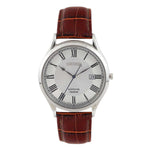 SEIKO GENERAL NEO CLASSIC SGEG97P1 MEN'S BROWN LEATHER STRAP WATCH - H2 Hub Watches