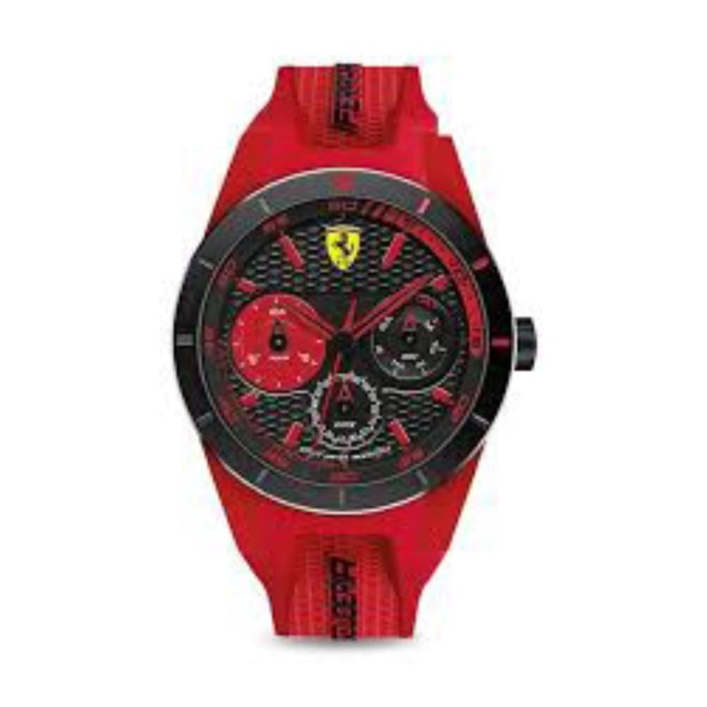 FERRARI  REDREV T SILICONE STRAP WATCH 0830258 MEN'S WATCH - H2 Hub Watches