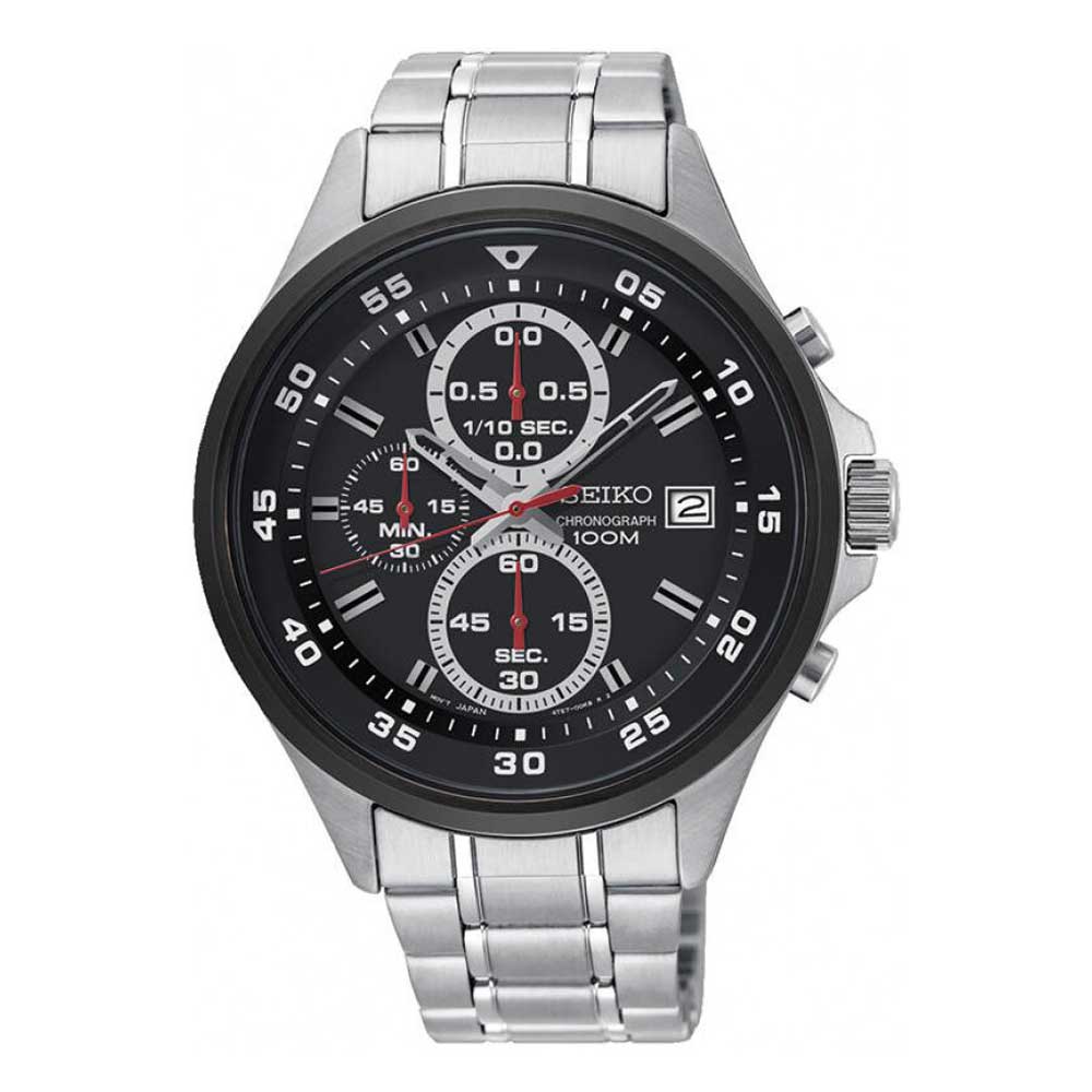 SEIKO GENERAL SKS633P1 CHRONOGRAPH STAINLESS STEEL MEN'S SILVER WATCH - H2 Hub Watches