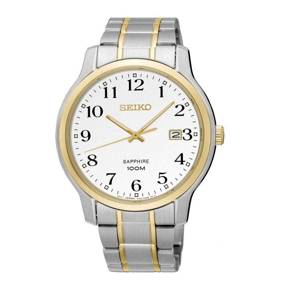 SEIKO GENERAL SGEH68P1 ANALOG STAINLESS STEEL MEN'S TWO TONE WATCH - H2 Hub Watches