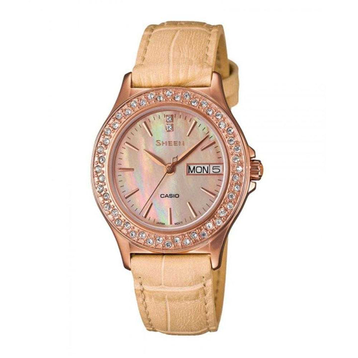CASIO SHEEN SHE-4800GL-9AUDR MULTI HAND WOMEN'S WATCH - H2 Hub Watches