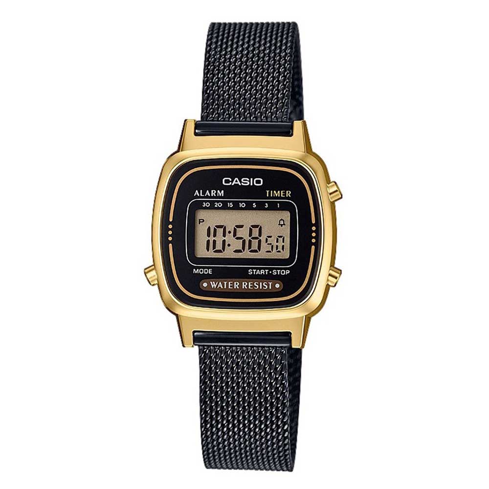 CASIO GENERAL LA670WEMB-1DF BLACK STAINLESS STEEL WOMEN'S WATCH - H2 Hub Watches