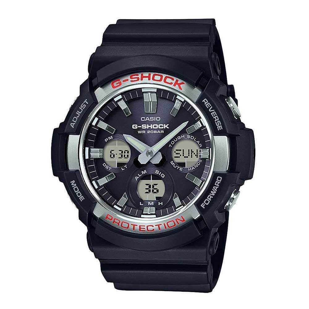 CASIO G-SHOCK GAS-100-1ADR DIGITAL QUARTZ BLACK RESIN MEN'S WATCH - H2 Hub Watches