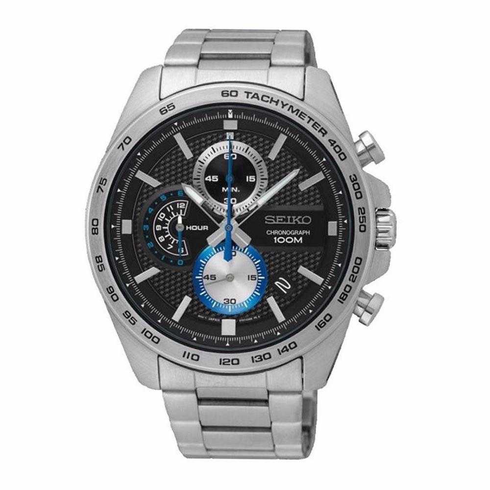SEIKO GENERAL SSB257P1 CHRONOGRAPH STAINLESS STEEL MEN'S SILVER WATCH - H2 Hub Watches