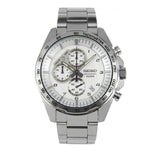 SEIKO GENERAL SSB317P1 CHRONOGRAPH STAINLESS STEEL MEN'S SILVER WATCH - H2 Hub Watches