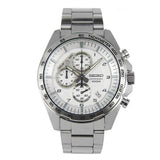 SEIKO GENERAL SSB317P1 CHRONOGRAPH STAINLESS STEEL MEN'S SILVER WATCH - H2 Hub Watches