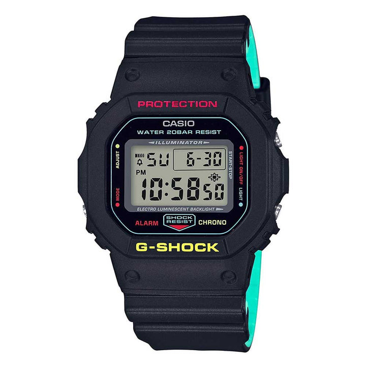 CASIO G-SHOCK DW-5600CMB-1DR DIGITAL QUARTZ BLACK RESIN MEN'S WATCH - H2 Hub Watches