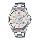 CASIO SHEEN SHE-3806D-7BUDR MULTI HAND WOMEN'S WATCH - H2 Hub Watches