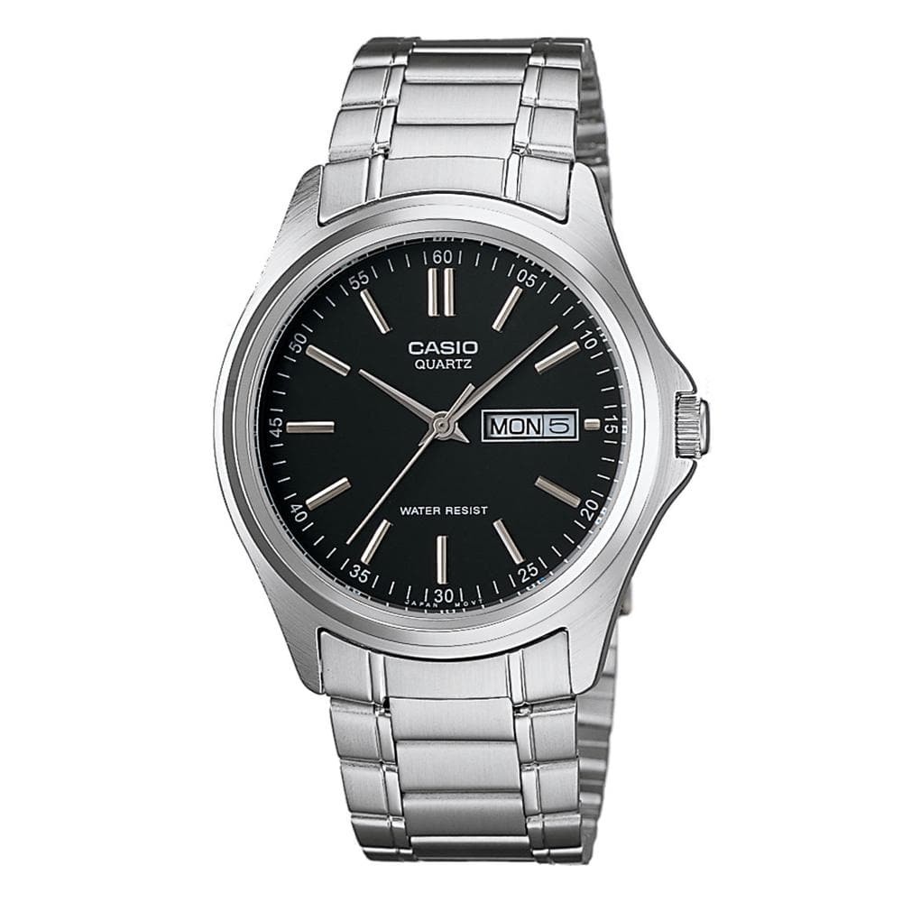 CASIO GENERAL MTP-1239D-1ADF STAINLESS STEEL MEN'S WATCH - H2 Hub Watches