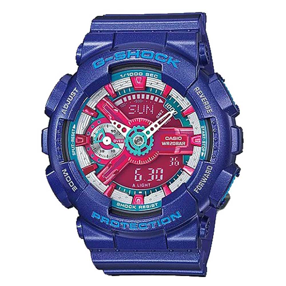 CASIO G-SHOCK GMA-S110HC-2ACR DIGITAL QUARTZ PURPLE RESIN MEN'S WATCH - H2 Hub Watches