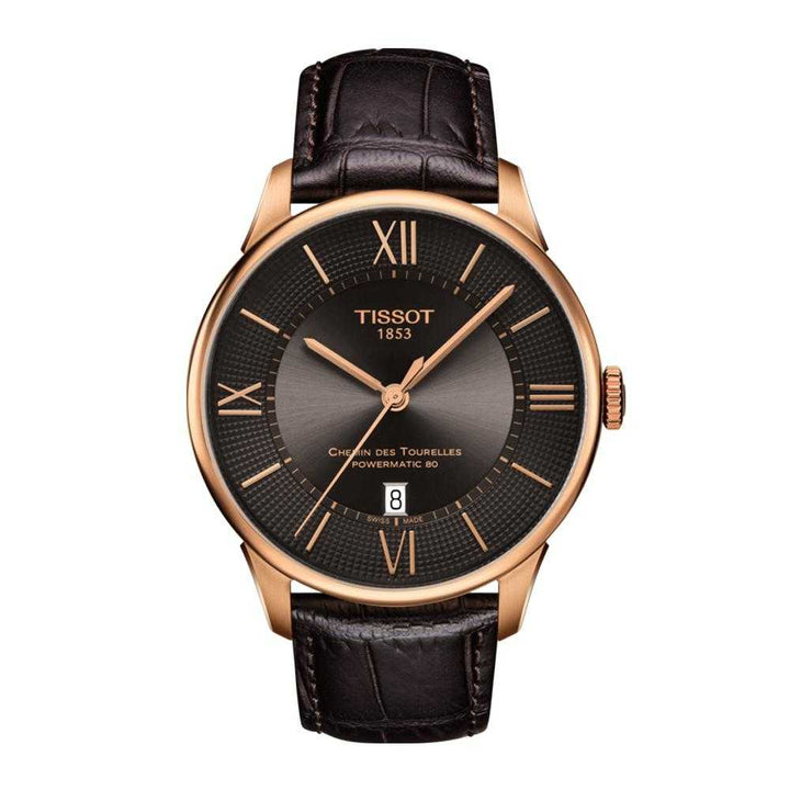 TISSOT T0994073644800 CHEMIN DES TOURELLES POWERMATIC 80 MEN'S WATCH - H2 Hub Watches