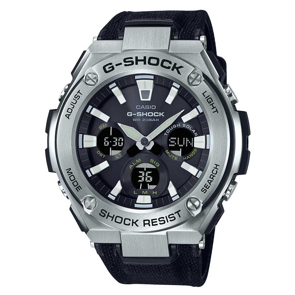 CASIO G-SHOCK GST-S130C-1ADR G-STEEL DIGITAL BLACK RESIN STRAP MEN'S WATCH - H2 Hub Watches