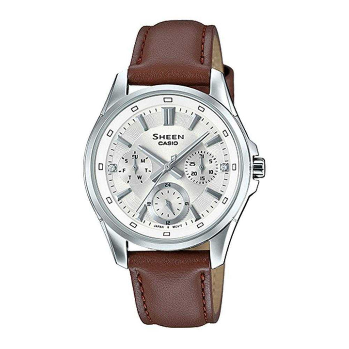 CASIO SHEEN SHE-3060L-7AUDR MULTI HAND WOMEN'S WATCH - H2 Hub Watches