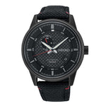SEIKO GENERAL SPORTS SSA383K1 AUTOMATIC MEN'S BLACK NYLON STRAP WATCH - H2 Hub Watches