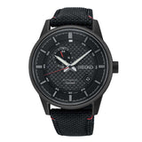 SEIKO GENERAL SPORTS SSA383K1 AUTOMATIC MEN'S BLACK NYLON STRAP WATCH - H2 Hub Watches