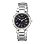 CITIZEN EW2509-83L TITANIUM ECO-DRIVE SILVER STAINLESS STEEL WOMEN'S WATCH - H2 Hub Watches