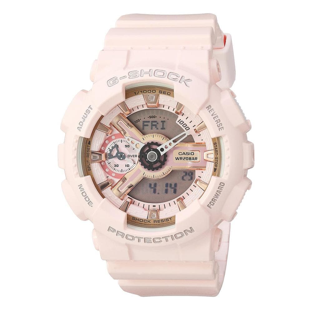 CASIO G-SHOCK GMA-S110MP-4A1CR DIGITAL QUARTZ PINK RESIN WOMEN'S WATCH - H2 Hub Watches