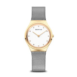 Bering Classic White Dial Silver Milanese Strap Women Watch 12131-010