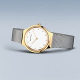Bering Classic White Dial Silver Milanese Strap Women Watch 12131-010