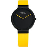 BERING 12631-827 YELLOW RUBBER WOMEN WATCH