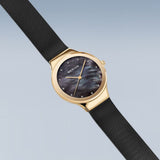 Bering Classic Black Dial And Milanese Strap Women Watch 12934-132