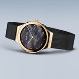 Bering Classic Black Dial And Milanese Strap Women Watch 12934-132