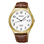 SEIKO GENERAL SGEH78P1 BROWN LEATHER MEN'S WATCH - H2 Hub Watches