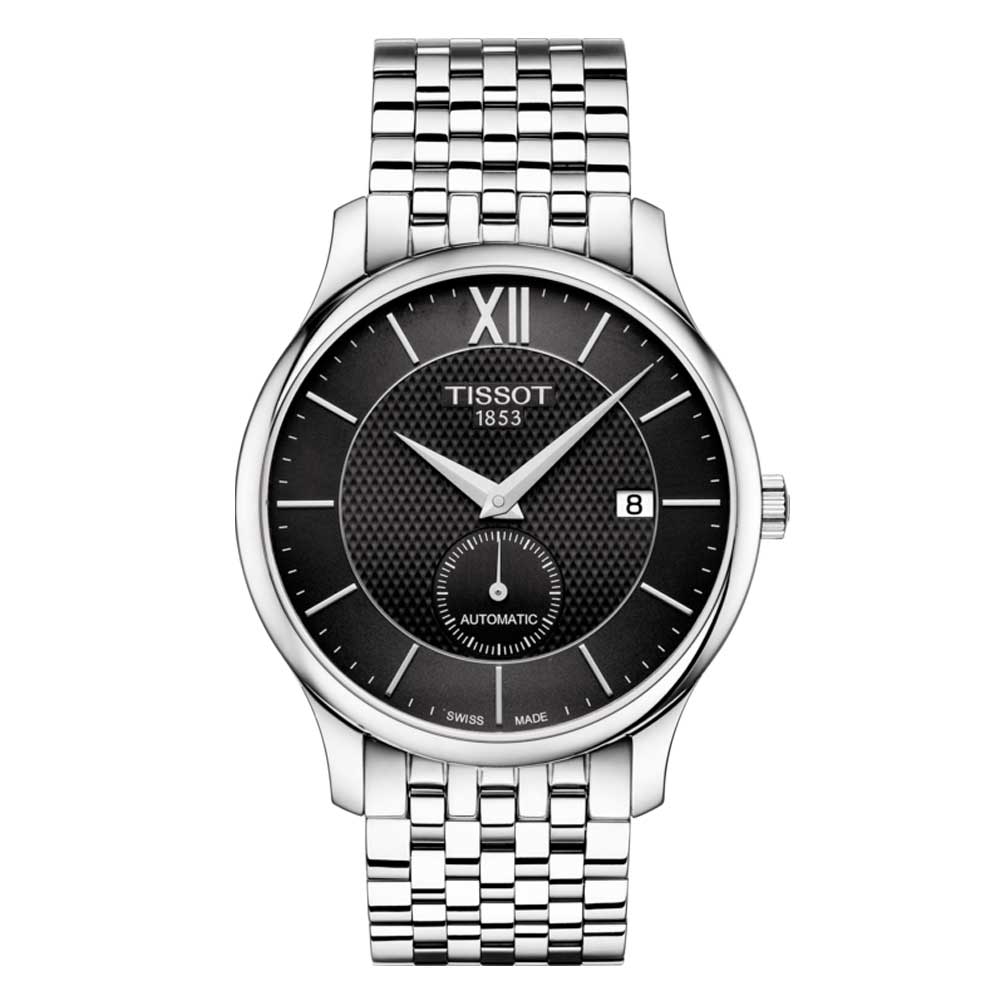 TISSOT T0634281105800 TRADITION AUTOMATIC SMALL SECOND MEN'S WATCH - H2 Hub Watches
