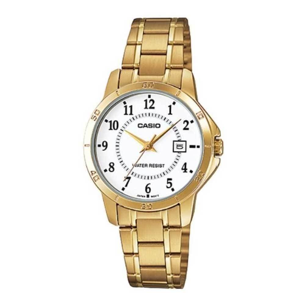 CASIO GENERAL LTP-V004G-7BUDF QUARTZ GOLD STAINLESS STEEL WOMEN'S WATCH - H2 Hub Watches