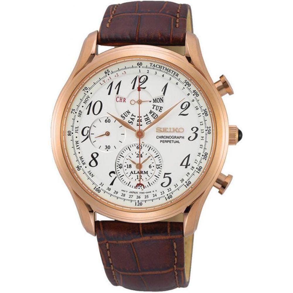 SEIKO GENERAL SPC256P1 PERPETUAL CALENDAR MEN'S WATCH - H2 Hub Watches