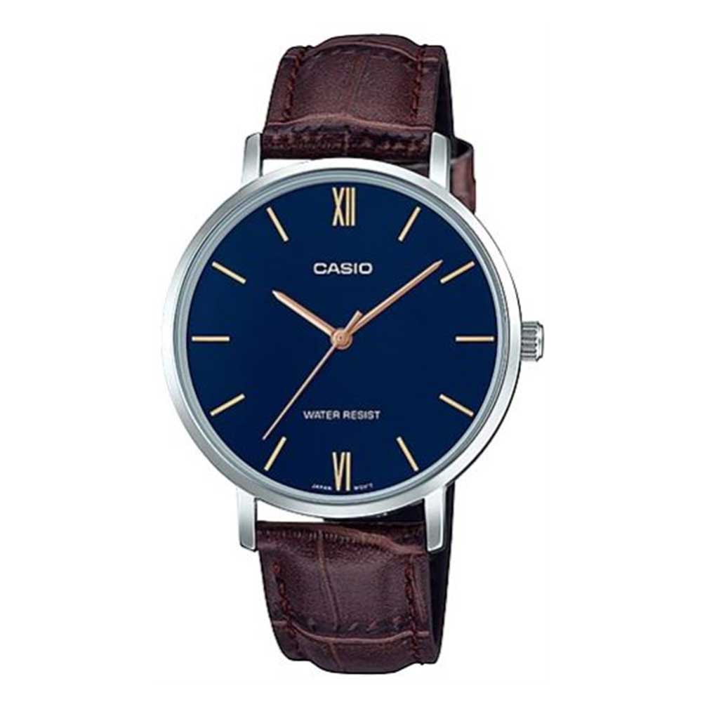 CASIO GENERAL LTP-VT01L-2BUDF BROWN LEATHER UNISEX'S WATCH - H2 Hub Watches