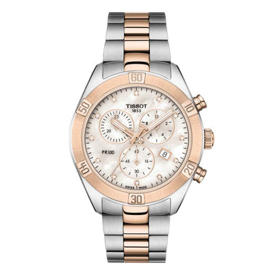 tissot women's silver watch