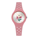 CATH KIDSTON QUARTZ ANEMONE BOUQUET PINK SILICONE CKL066P PINK LADIES WATCH - H2 Hub Watches