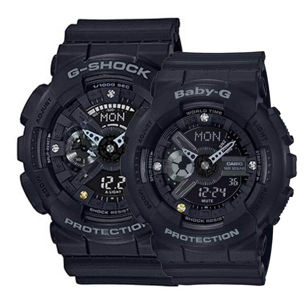 CASIO G-SHOCK & BABY-G ANNIVERSARY LIMITED GA-135DD-1A BA-135DD-1A COUPLE'S WATCH - H2 Hub Watches
