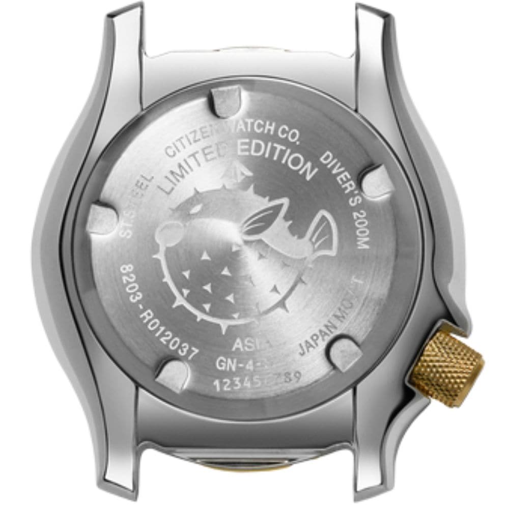 CITIZEN NY0099-81XB PROMASTER FUGU LIMITED EDITION DIVER AUTOMATIC MEN'S WATCH - H2 Hub Watches