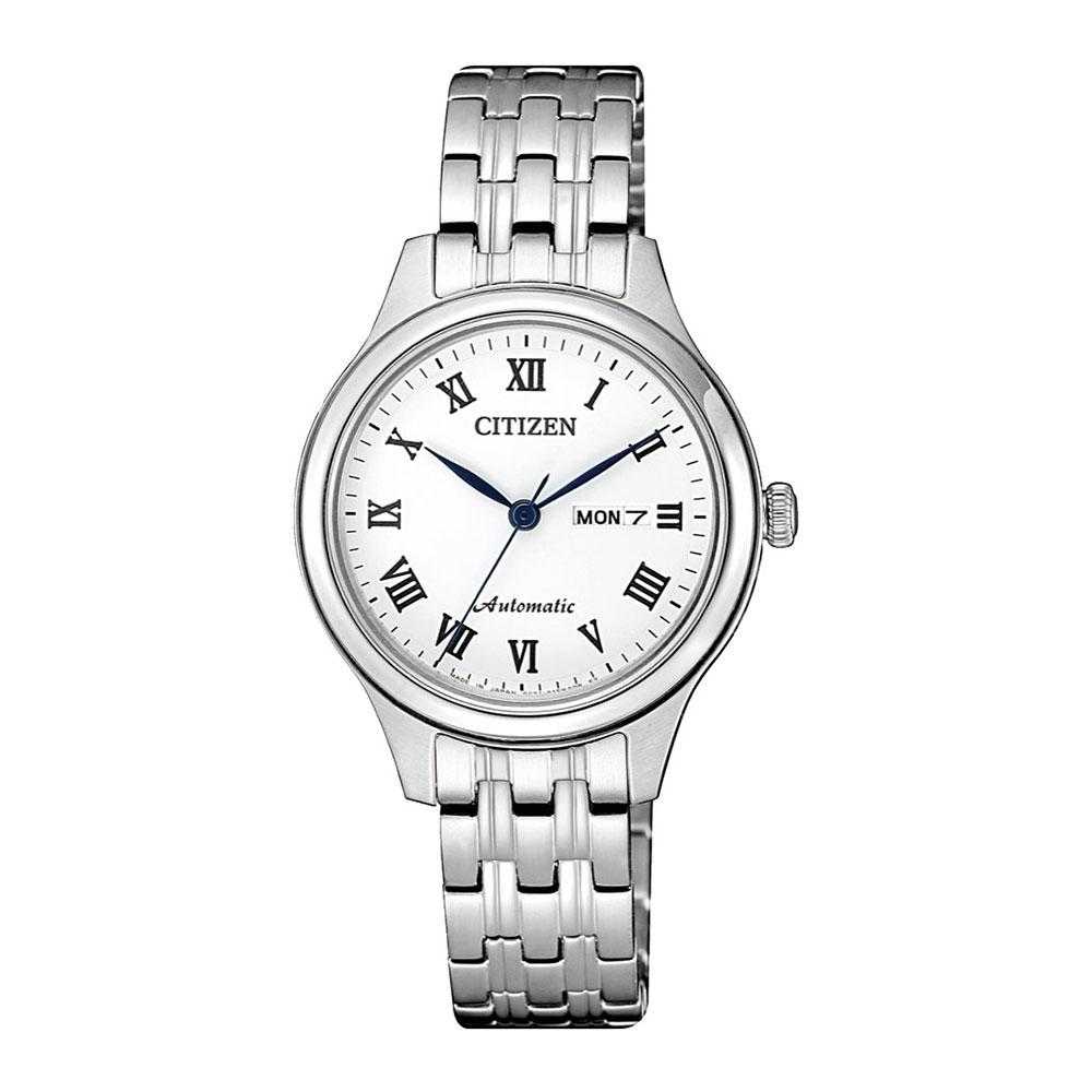 CITIZEN PD7131-83AB AUTOMATIC SILVER STAINLESS STEEL WOMEN'S WATCH - H2 Hub Watches