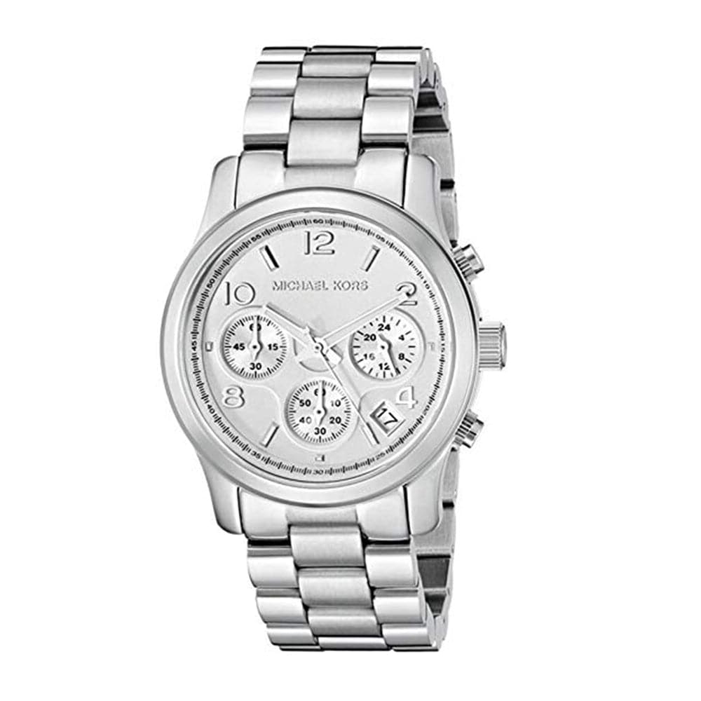 MICHAEL KORS RUNWAY SILVER STAINLESS STEEL MK5076 WOMEN'S WATCH - H2 Hub Watches
