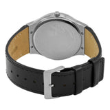 BERING CLASSIC 13841-404 BLACK LEATHER MEN WATCH