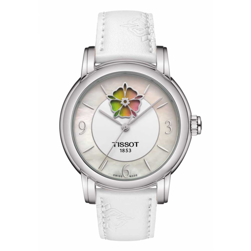 TISSOT T0502071711705 T-LADY HEART FLOWER POWERMATIC 80 WOMEN'S WATCH - H2 Hub Watches