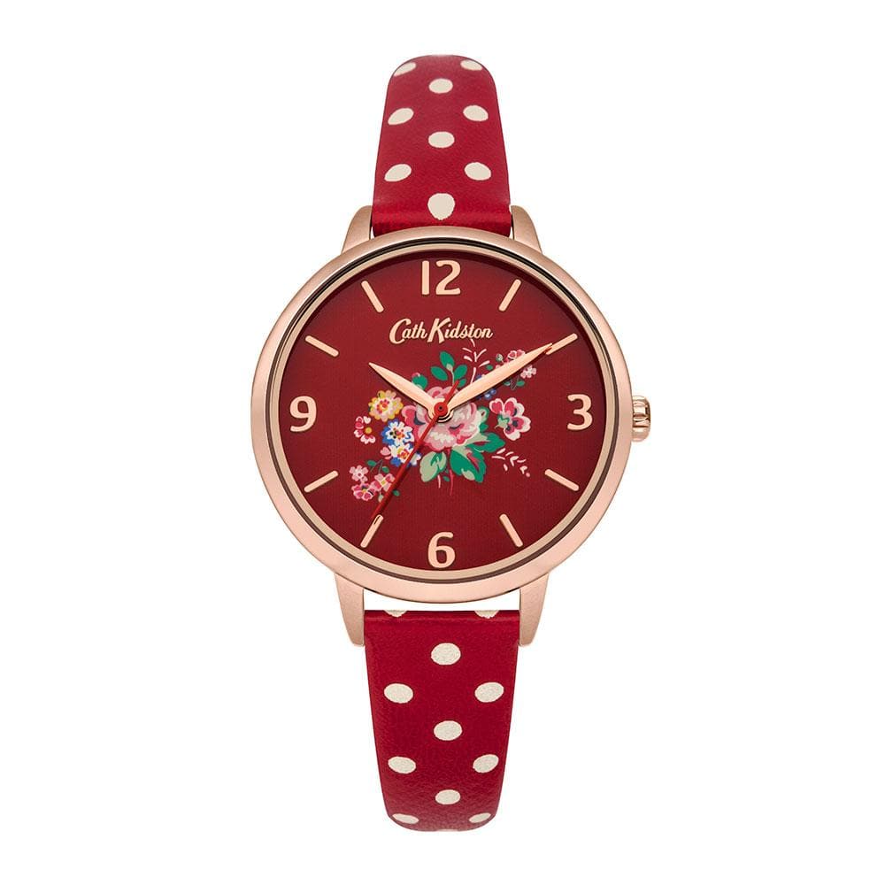 CATH KIDSTON RED FLORAL ALLOY CKL004RRG WOMEN'S WATCH - H2 Hub Watches