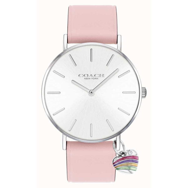 COACH 14000074 PINK LEATHER STRAP WOMEN'S WATCH