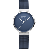 BERING 14331-307 CLASSIC BLUE DIAL SAPPHIRE MILANESE BRACELET WOMEN'S WATCH