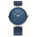 BERING 14339-307 SOLAR BLUE MESH BRACELET UNISEX WATCH