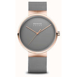 Bering Classic Gray Dial Milanese Strap Unisex Watch 14339-369