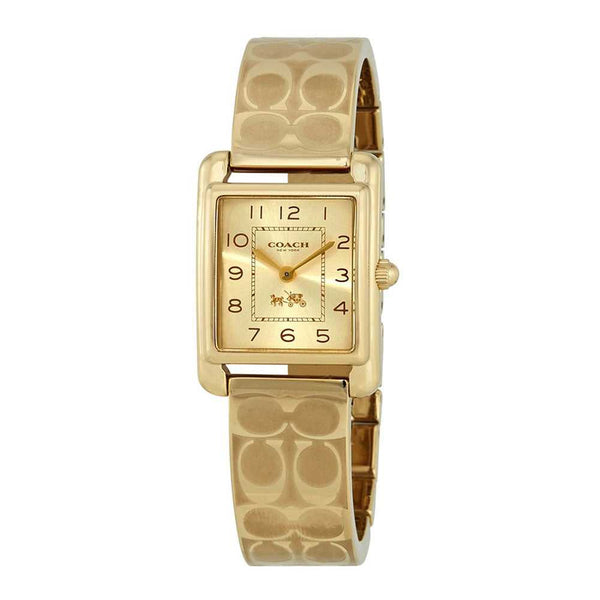 COACH PAGE ANALOG QUARTZ GOLD STAINLESS STEEL 14502160 WOMEN'S WATCH - H2 Hub Watches